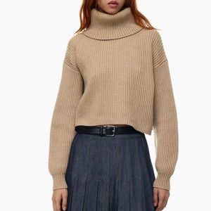 Babaton Guell Sweater in Heather Gold Camel